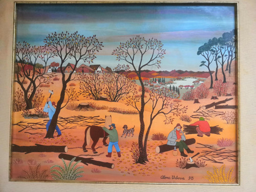 Na dříví 50x40 — foto 1