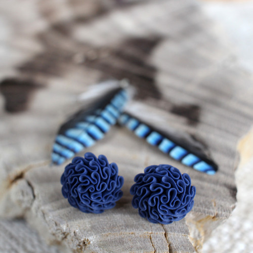 Náušnice Navy — foto 1