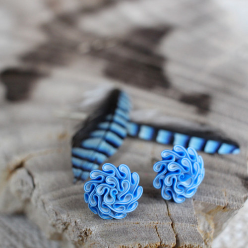 Náušnice Blue — foto 1
