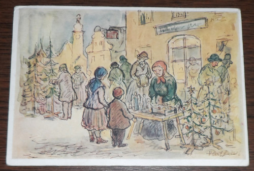 Vánoční POHLEDNICE, Vánoce, Vlastimil Rada — foto 1