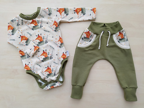 Set s liškami vel. 80 — foto 1