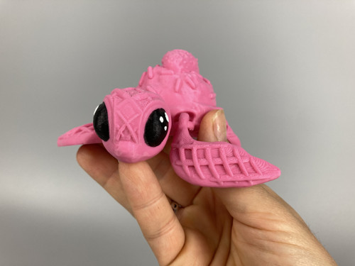 Dortíková želva - 11 cm, 3D tisk — foto 1