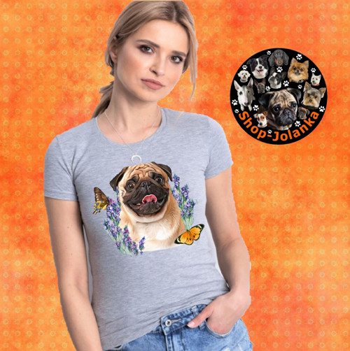 Mops Dámské Tričko