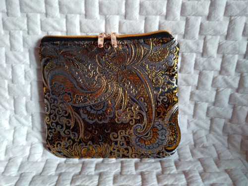 Brokátová taštička 18x17cm