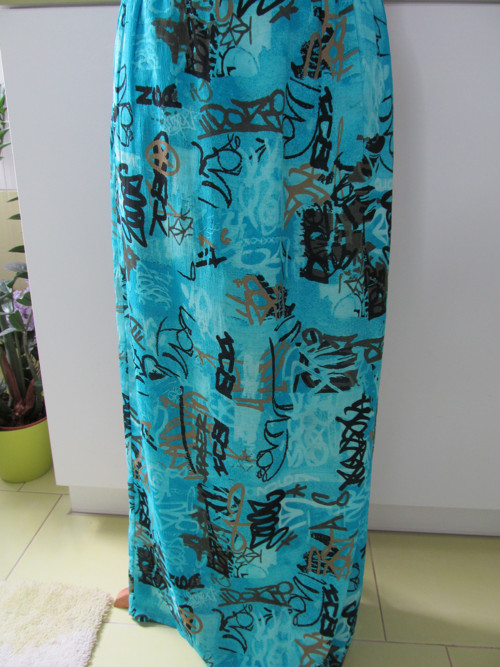 SUKNĚ mušelín boky 120cm