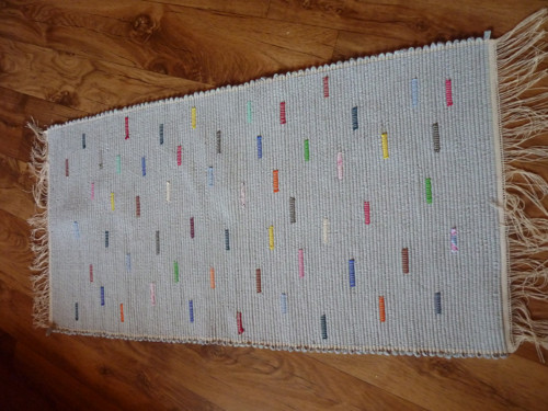 Ručně tkaný koberec - 50 x 100 cm — foto 1