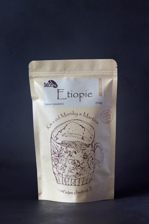 Zrnková káva Etiopie 250g