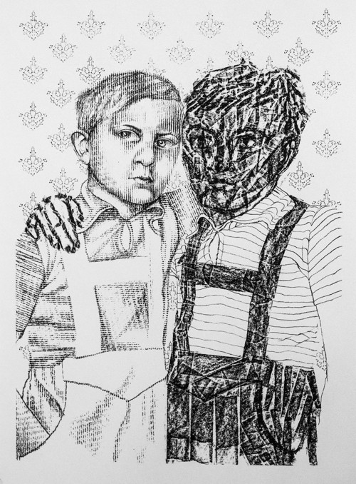 Serigrafie - Dvojčata