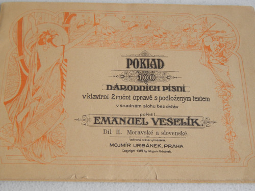 POKLAD - 100 NÁRODNÍCH PÍSNÍ - r. 1919