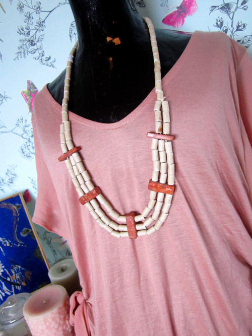 Náhrdelník boho přírodní — foto 1