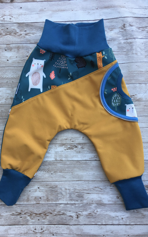 Letní softshellové reflexní turky - lesni — foto 1