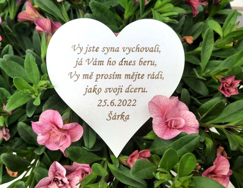 Poděkování rodičům