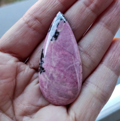 Rodonit/Rhodonite, ID 2533, 47x22 mm