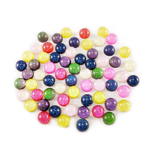 Kabošonky mix cosmic 6mm, 6ks