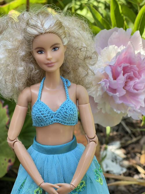 Podprsenka pro Barbie tyrkysová — foto 1