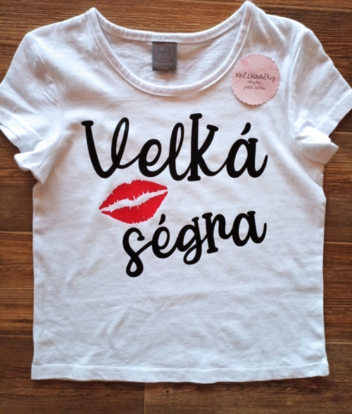 Dívčí tričko Starší ségra
