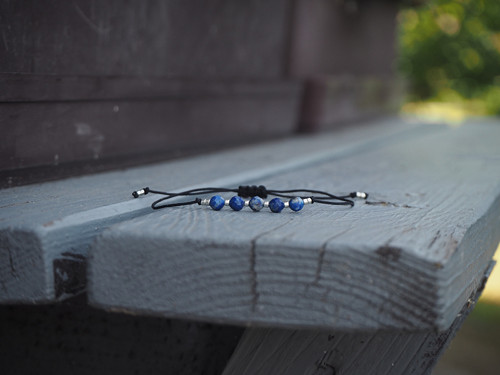 Náramek z minerálů /// lapis lazuli