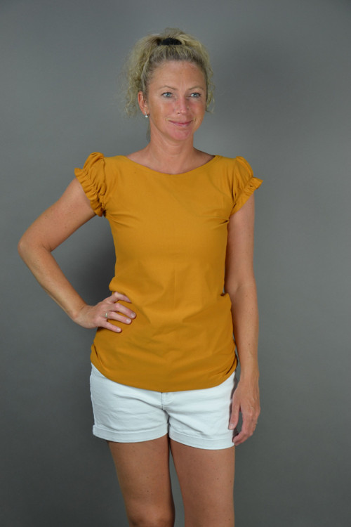 Hořčicové tričko — foto 1