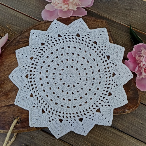 Háčkovaná mandala — foto 1