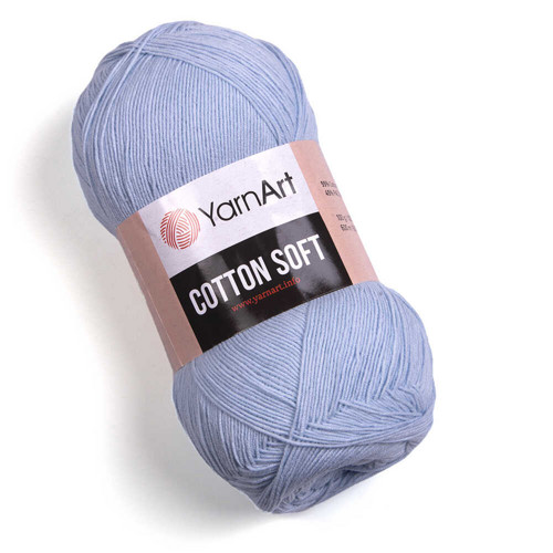 Příze Cotton Soft - světlounce modrá