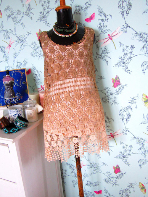 Tunika moka boho krajková — foto 1