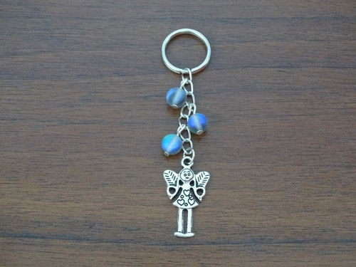 Klíčenka s opalitem (šedý)