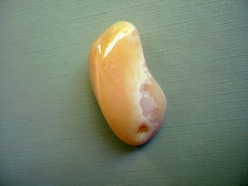 Troml. kámen – apricot achát 37 mm, č.11f
