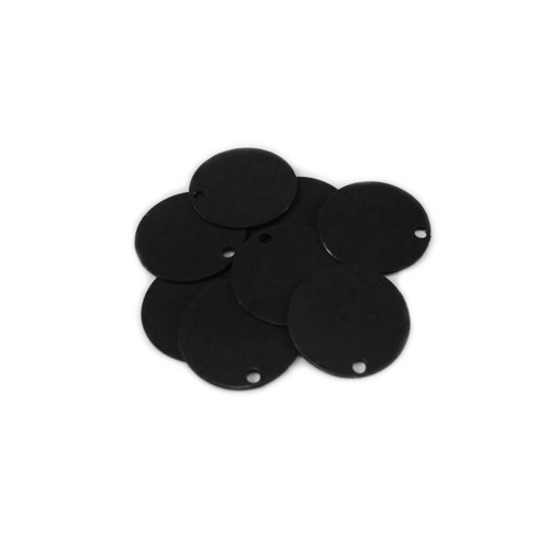 Kovové kolečko černé 12mm, 2ks