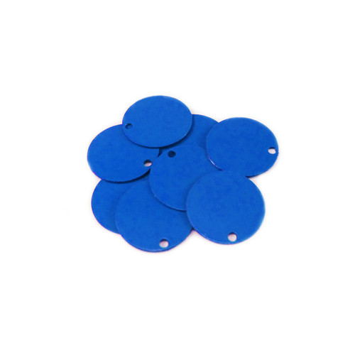 Kovové kolečko modré 12mm, 2ks