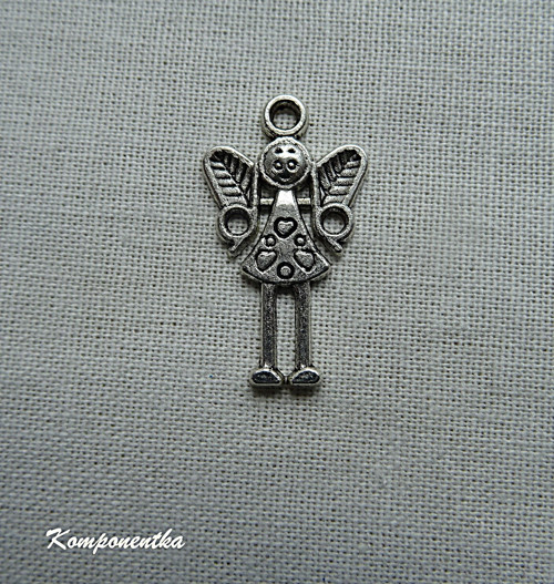 Andělíček Andělka malá 19x14mm 1kus