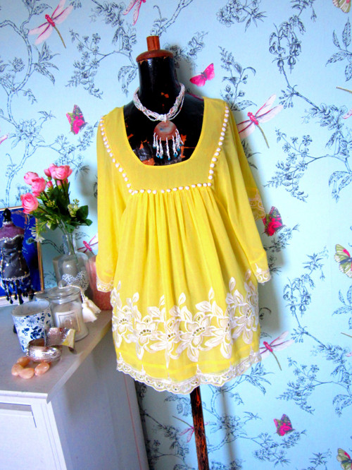Tunika boho hippie vyšívaná — foto 1
