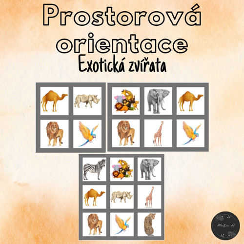 Exotická zvířata, prostorová orientace — foto 1