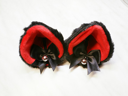 Kočičí uši s klipem a čelenkou, kittenplay ears