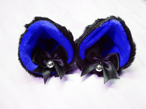 Kočičí uši s klipem a čelenkou, kittenplay ears
