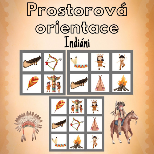 Indiáni, prostorová orientace
