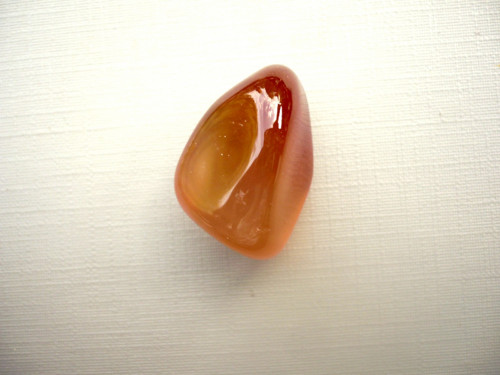 Troml. kámen – achát červený 23 mm, č.39