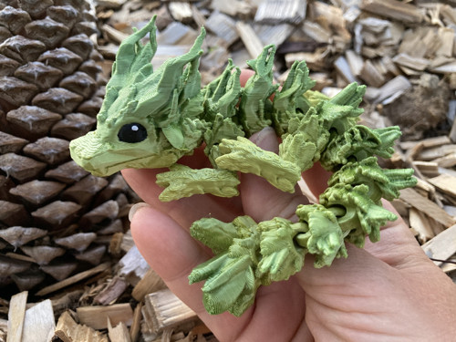 MIMINKO lesního draka - 17cm, 3D tisk — foto 1
