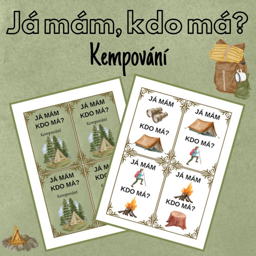 Já mám, kdo má? Kempování