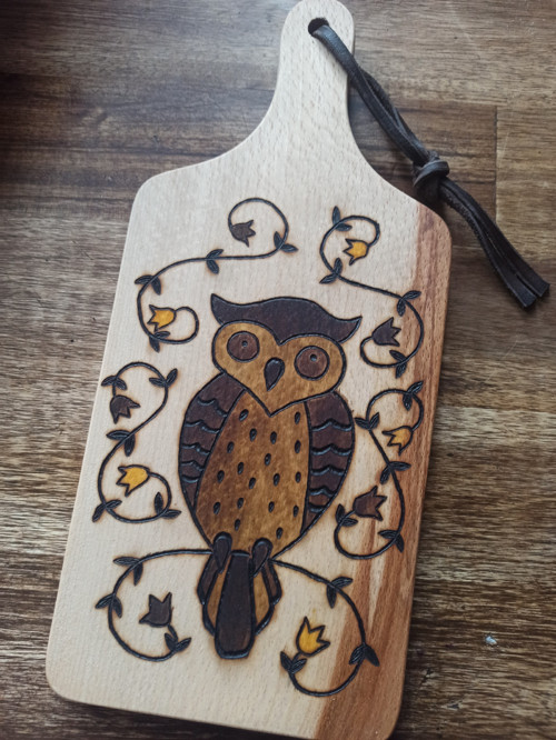 Krájacia a servírovacia doska "OWL"