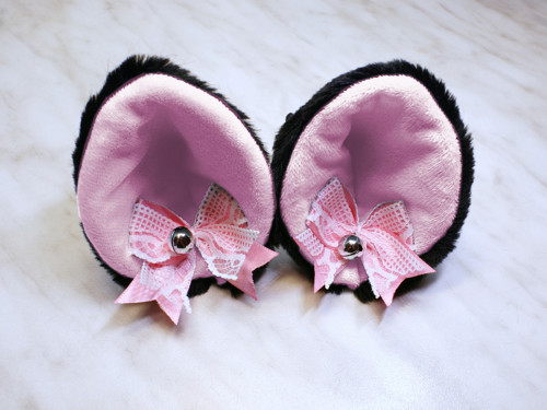 Kočičí uši s klipem a čelenkou, kittenplay ears