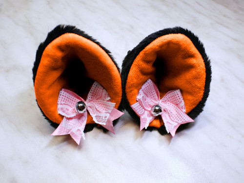 Kočičí uši s klipem a čelenkou, kittenplay ears