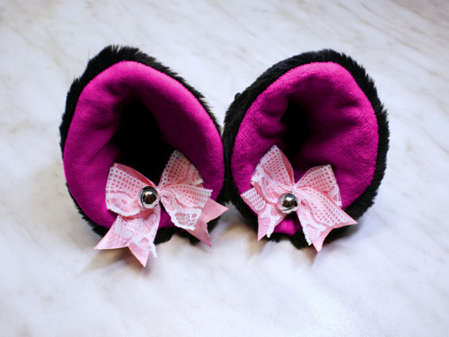 Kočičí uši s klipem a čelenkou, kittenplay ears