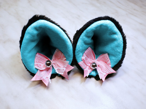 Kočičí uši s klipem a čelenkou, kittenplay ears