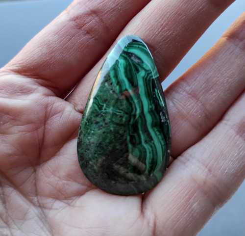 Malachit, ID 2541, 40x23 mm