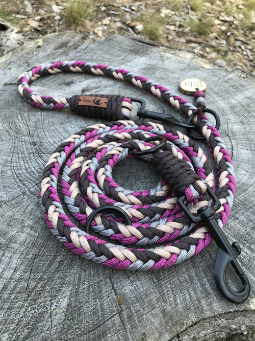 Stylové přepínací paracord vodítko-1,5 m