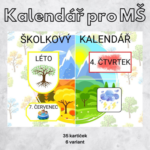 Kalendář pro MŠ