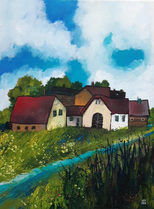 U potůčku - 40x30cm — foto 1