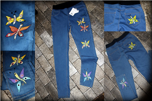 Kalhoty recy malované M/L — foto 1