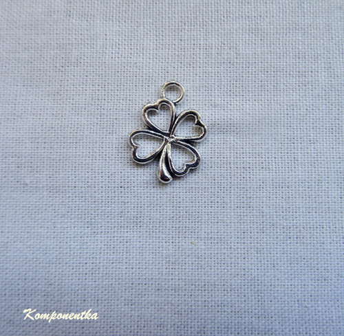 Přívěšek čtyřlístek 17x14mm - 1kus