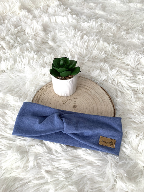 Čelenka denim melír